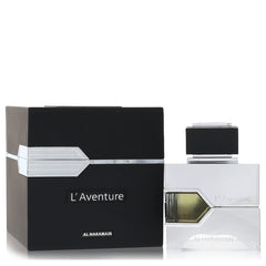 Al Haramain L'Aventure perfume bottle and packaging on a white background