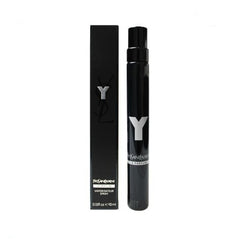 Yves Saint Laurent Le Parfum 100ml bottle and its black packaging box, featuring a large silver 'Y' logo on the box and a black label on the bottle.