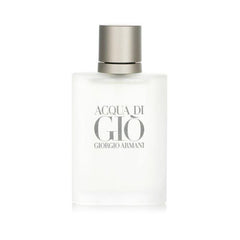 Perfume bottle labeled 'Acqua di Giò' by Giorgio Armani on a white background