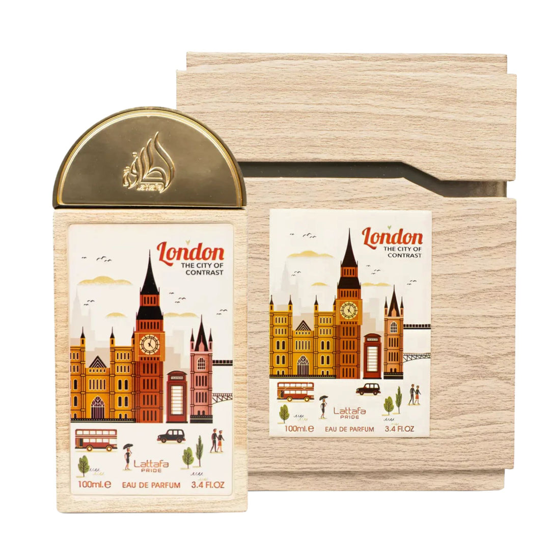 Lattafa Pride London The City Of Contrast Perfume By Lattafa Eau De Parfum Spray (Unisex) 100ml  - Just Perfume