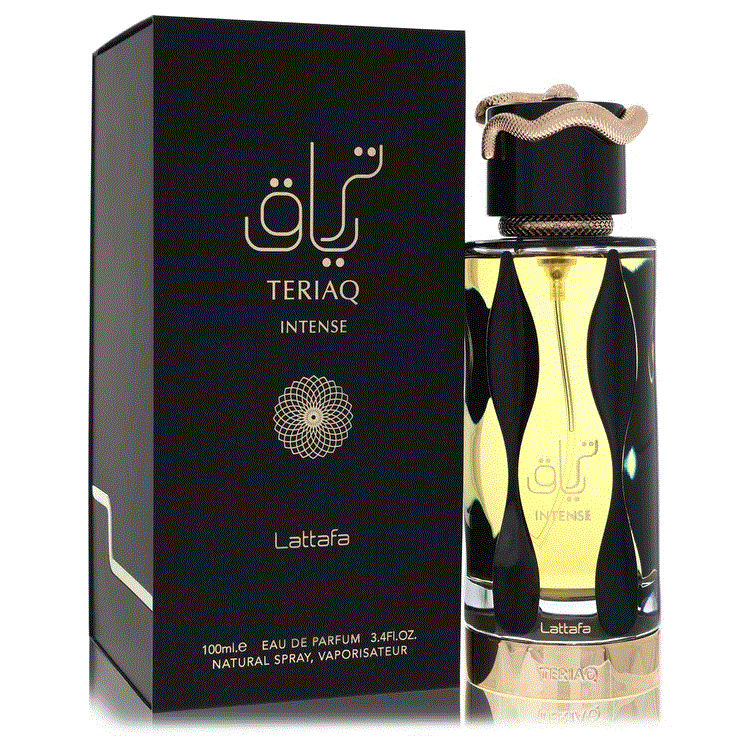 Image showing what you will get when you purchase Lattafa Teriaq Intense Cologne By Lattafa Eau De Parfum Spray (Unisex)