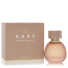 Victoria's Secret Bare Sueded Vanilla perfume bottle and packaging on a white background