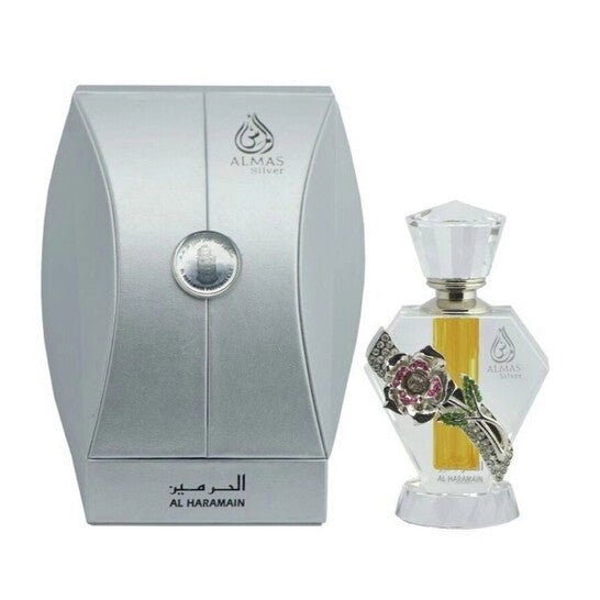 Al Haramain Almas Silver Cologne By Al Haramain Concentrated Perfume Oil - Just Perfume