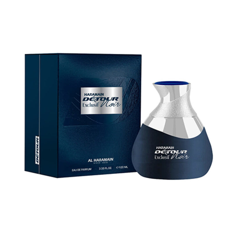 Al Haramain Detour Noir Exclusif Perfume By Al Haramain Eau De Parfum Spray (Unisex) 100ml  - Just Perfume