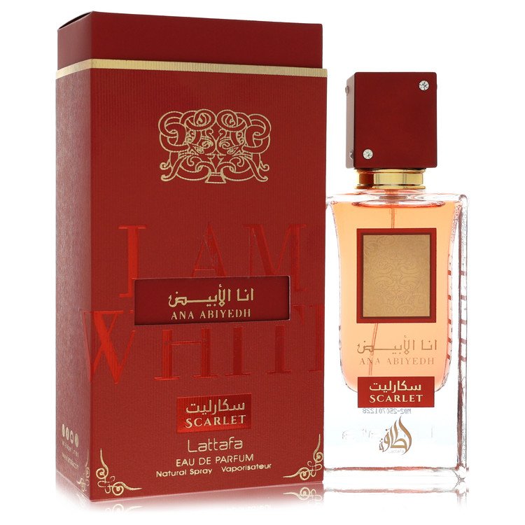 Ana Abiyedh I Am White Scarlet Cologne By Lattafa Eau De Parfum Spray (Unisex) - Just Perfume