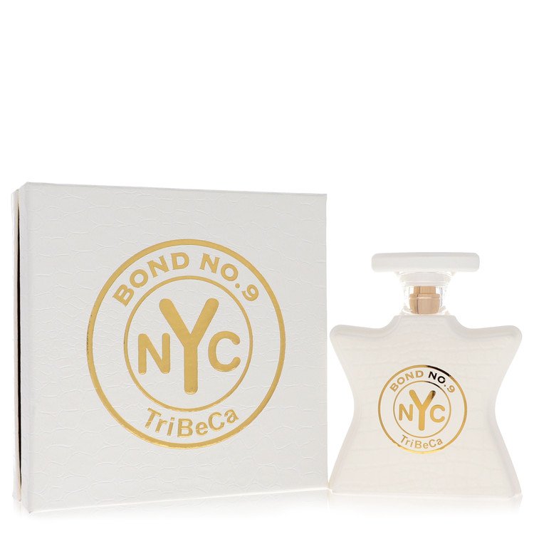 image showing the bottle and packaging for Bond No. 9 Tribeca Perfume By Bond No. 9 Eau De Parfum Spray (Unisex) 100ml