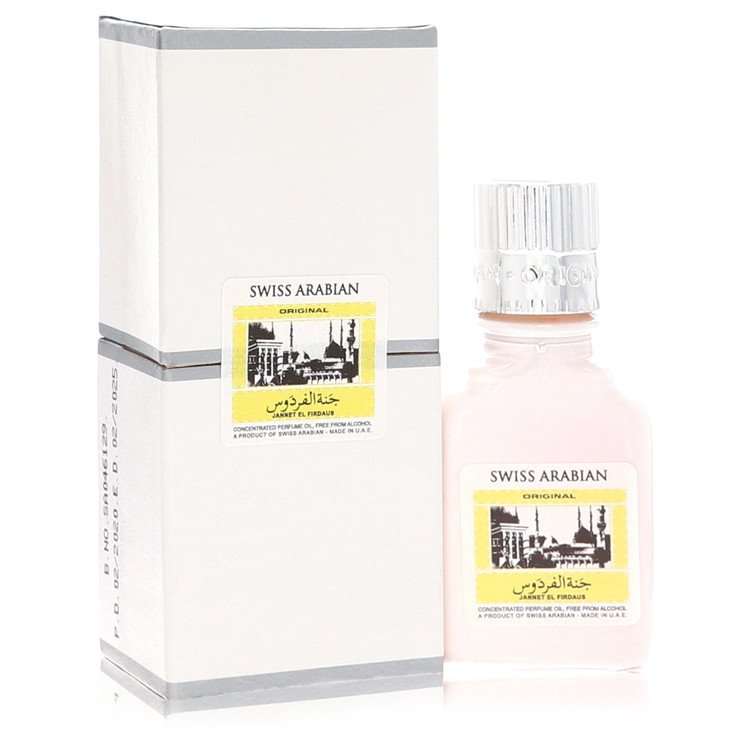 Jannet El Firdaus Cologne By Swiss Arabian Concentrated Perfume Oil Free From Alcohol (Unisex White Attar) - Just Perfume