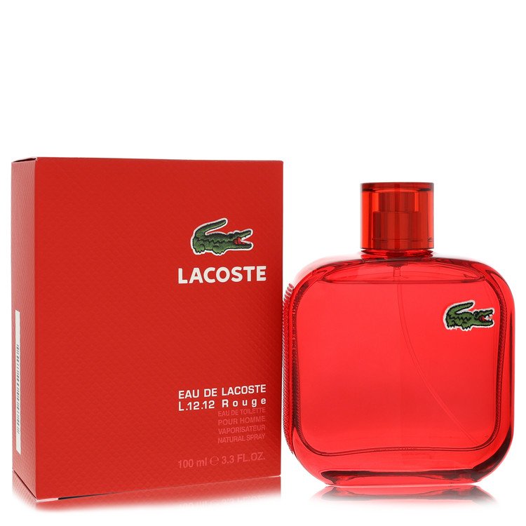 Lacoste Eau De Lacoste L.12.12 Rouge Cologne By Lacoste Eau De Toilette Spray - Just Perfume