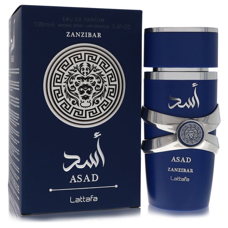 Lattafa Asad Zanzibar Cologne By Lattafa Eau De Parfum Spray - Just Perfume