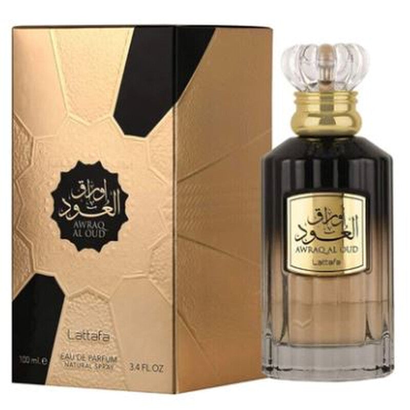 Lattafa Awraq Al Oud Eau De Parfum Spray (Unisex) By Lattafa 100ml  - Just Perfume