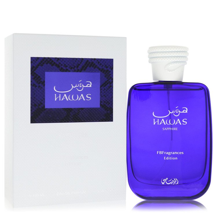 Rasasi Hawas Sapphire Cologne By Rasasi Eau De Parfum Spray 100ml  - Just Perfume