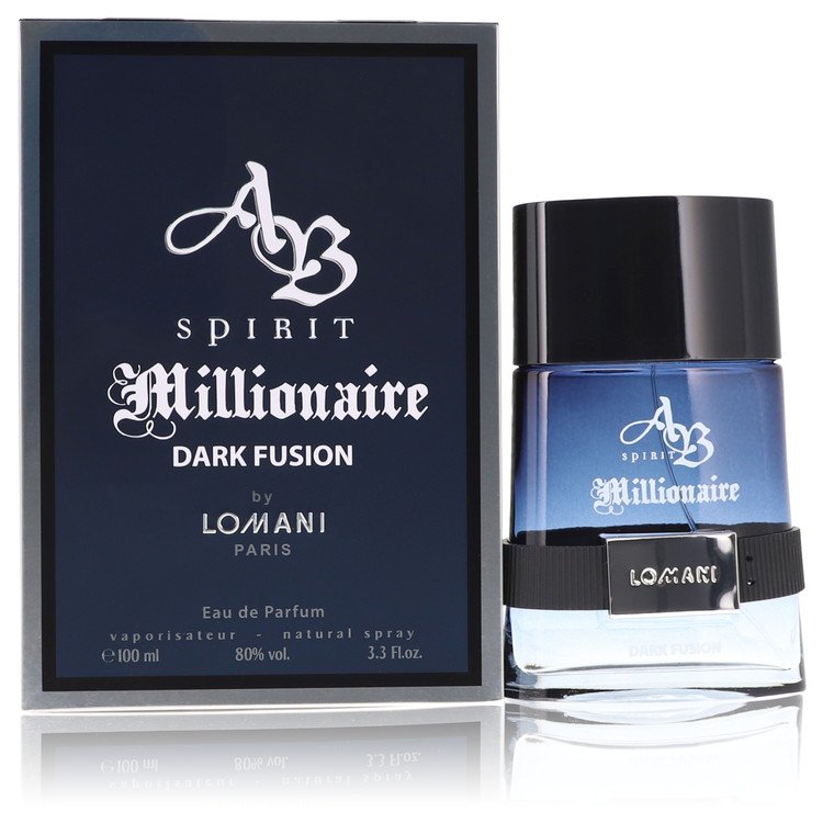 Spirit Millionaire Dark Fusion Cologne By Lomani Eau De Parfum Spray - Just Perfume