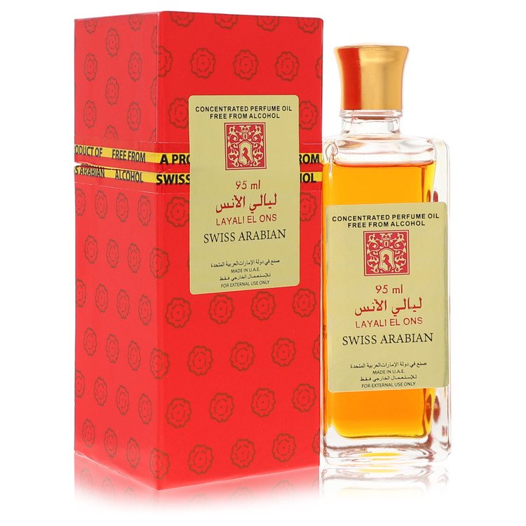 Swiss Arabian Layali El Ons Perfume By Swiss Arabian Concentrated Perfume Oil Free From Alcohol - Just Perfume
