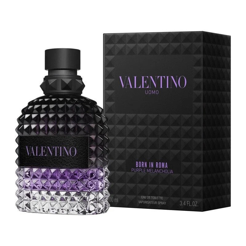 Valentino Uomo Born In Roma Purple Melancholia Cologne By Valentino Eau De Toilette Spray - Just Perfume
