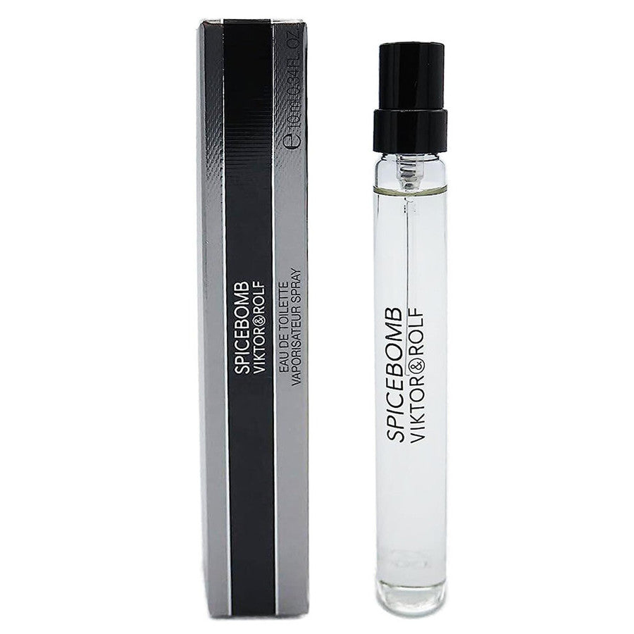 Spicebomb perfume bottle and packaging on a white background