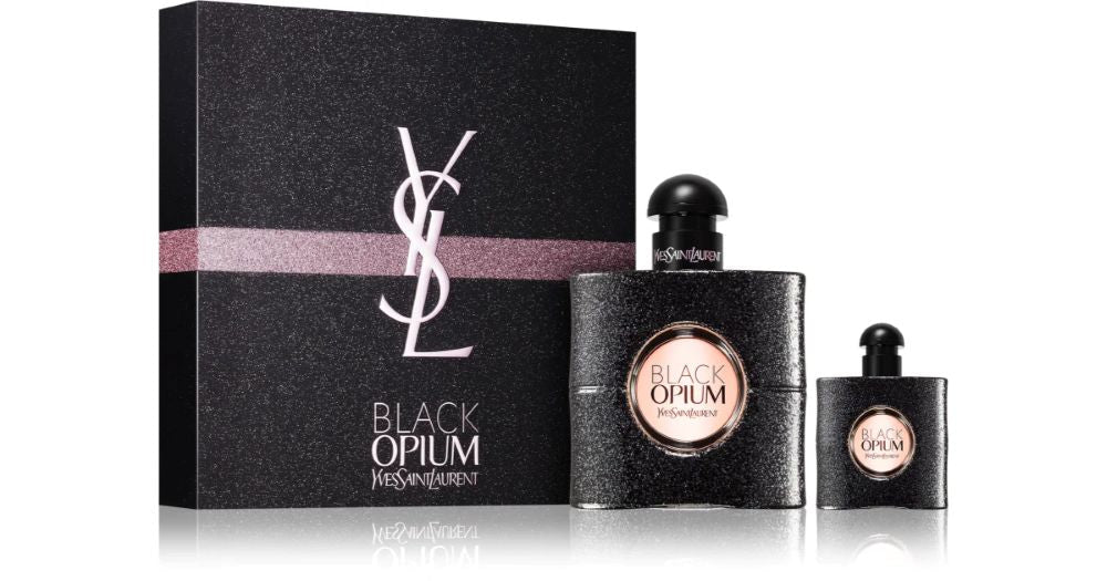 Yves Saint Laurent Black Opium set 50ml EDP plus 7.5ml Travel Spray - Just Perfume